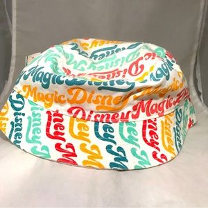 Disney Magic Bucket Hat Retro Style Disney Parks Disneyland NEW Adult
